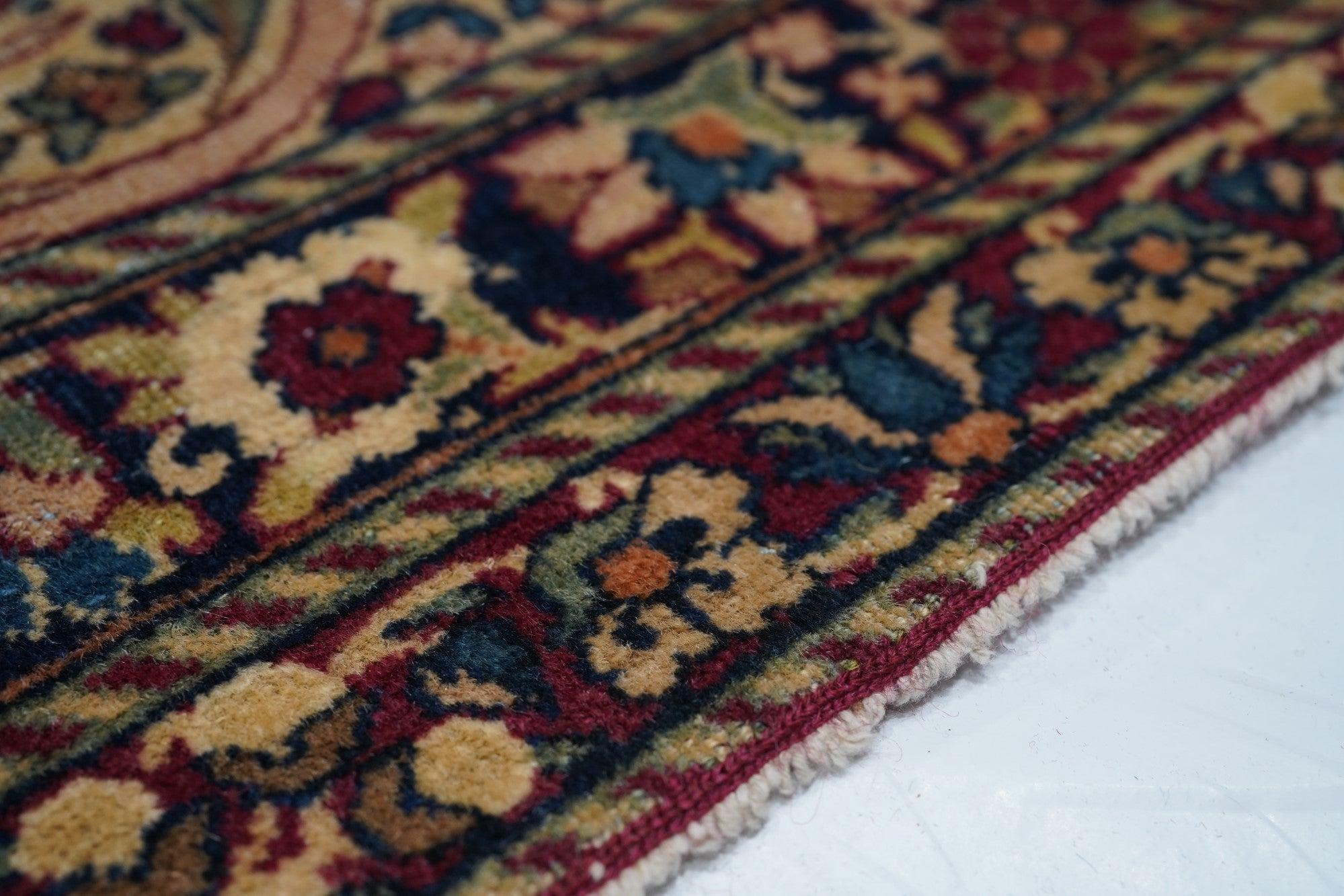 19th Century Antique Lavar Kerman Rug 5'7'' x 7'4'' For Sale