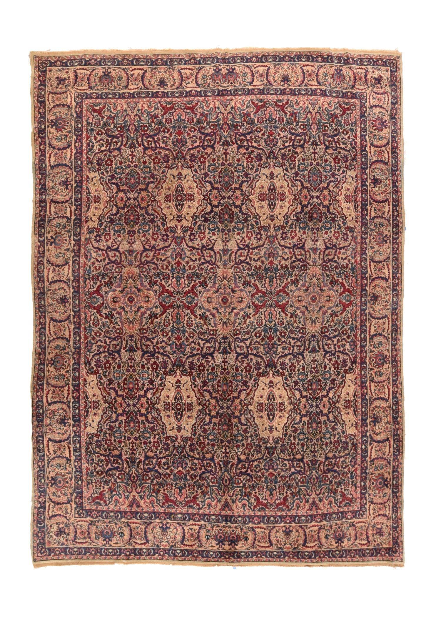 Perse Antiquities Lavar Kerman Rug 8'11'' x 11'11'' en vente
