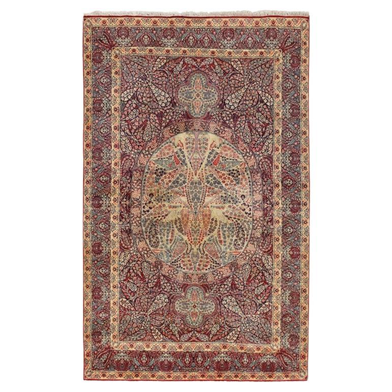 Antique Lavar Pair Rug in Cotton - Size: 7'9x4'9 For Sale