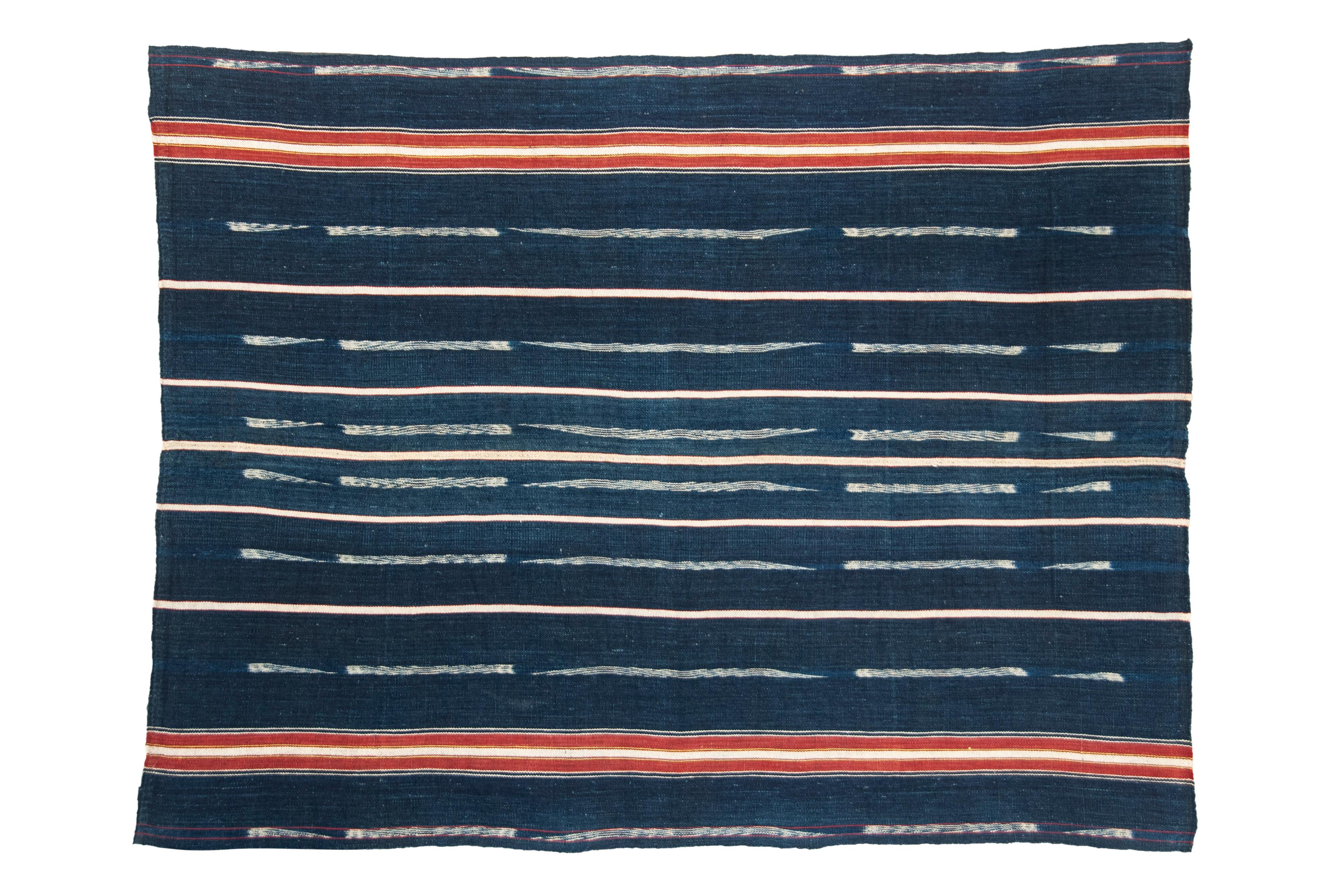 Antique Lawa Woman’s Ikat Skirt Cloth, Thailand

The Lawa people are a relatively small animist/Buddhist ethnic group (est. pop 17,000) living in the mountainous region of northern Thailand. Their textiles are quite rare, and good examples of