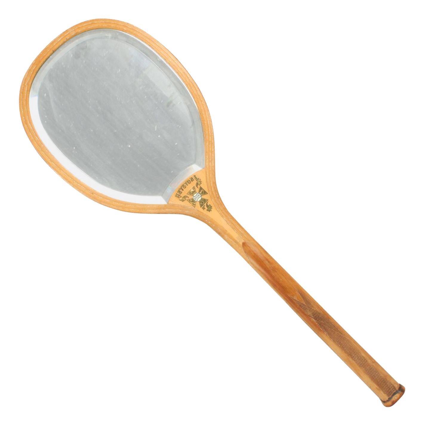 Antique Lawn Tennis Racket Mirror