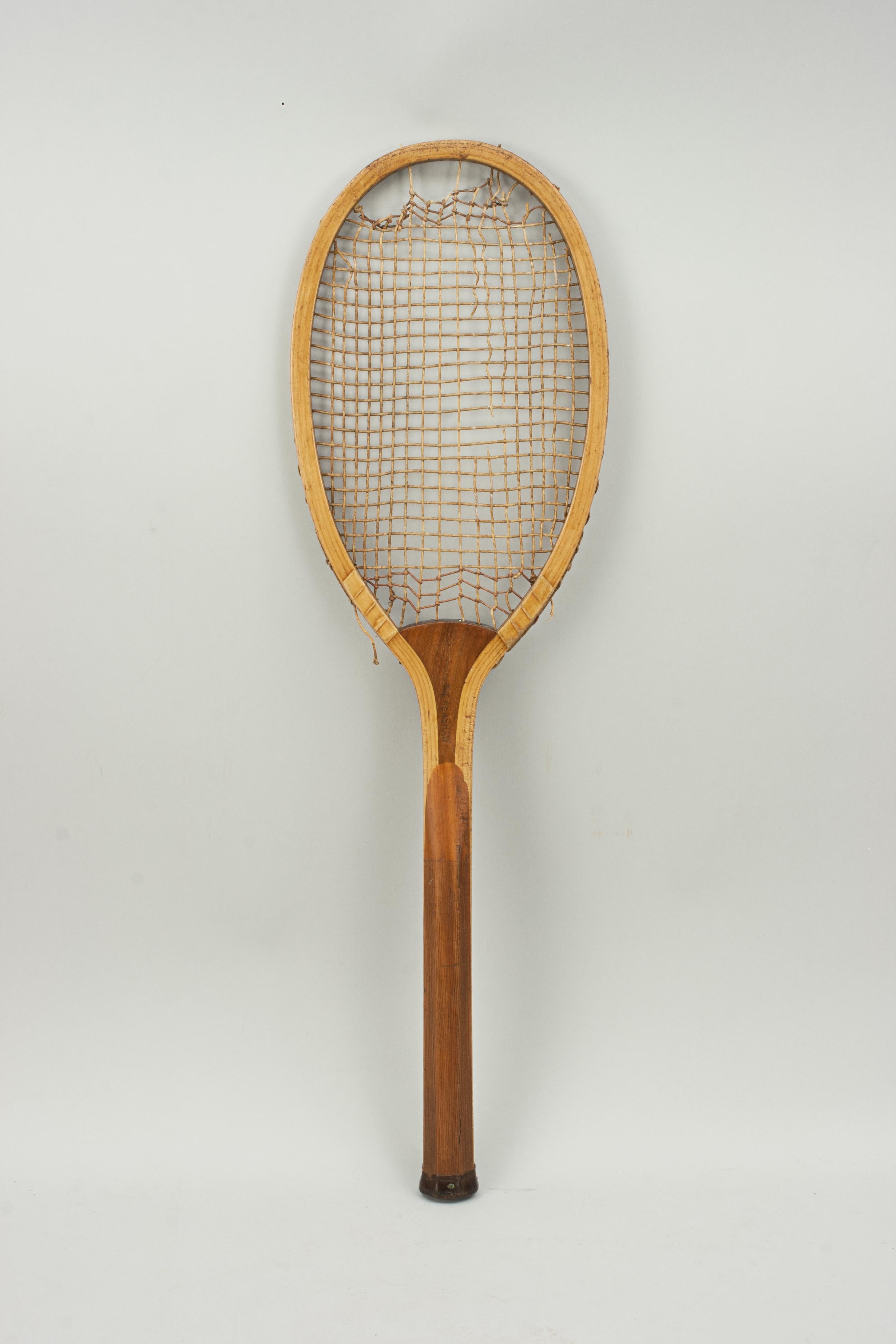 Antique Lawn Tennis Racket, the Renshaw For Sale 5