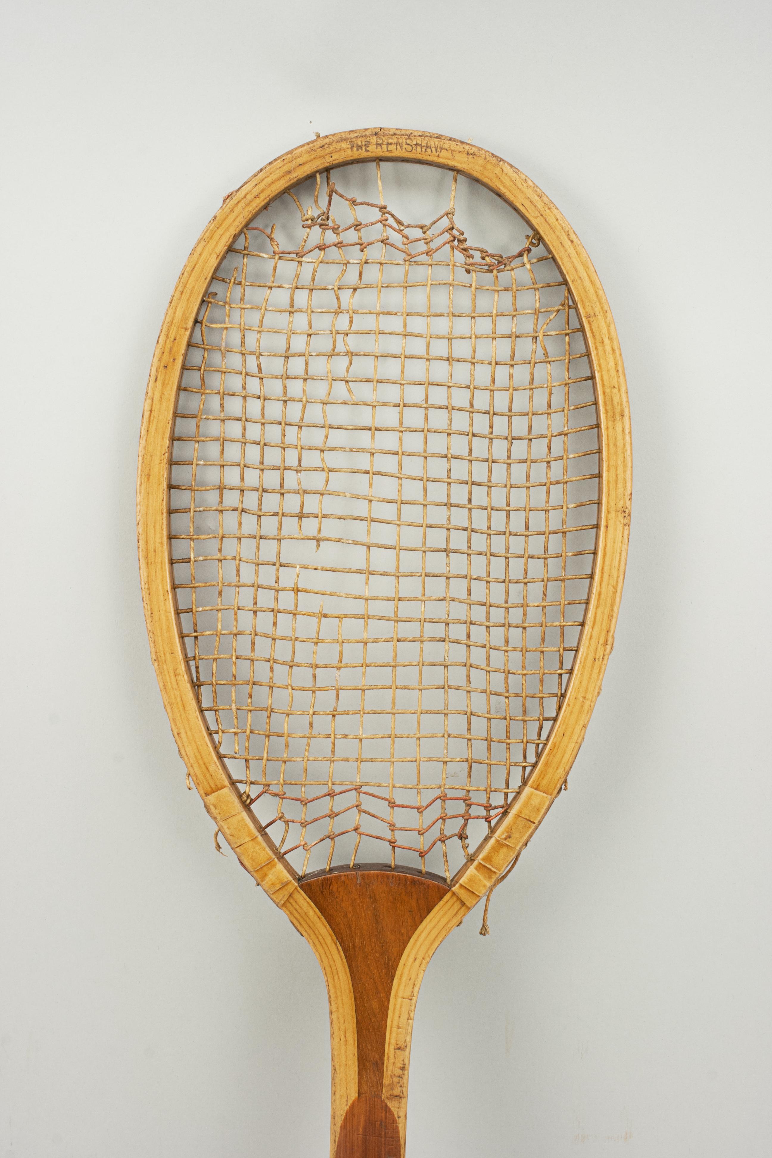 antique tennis rackets