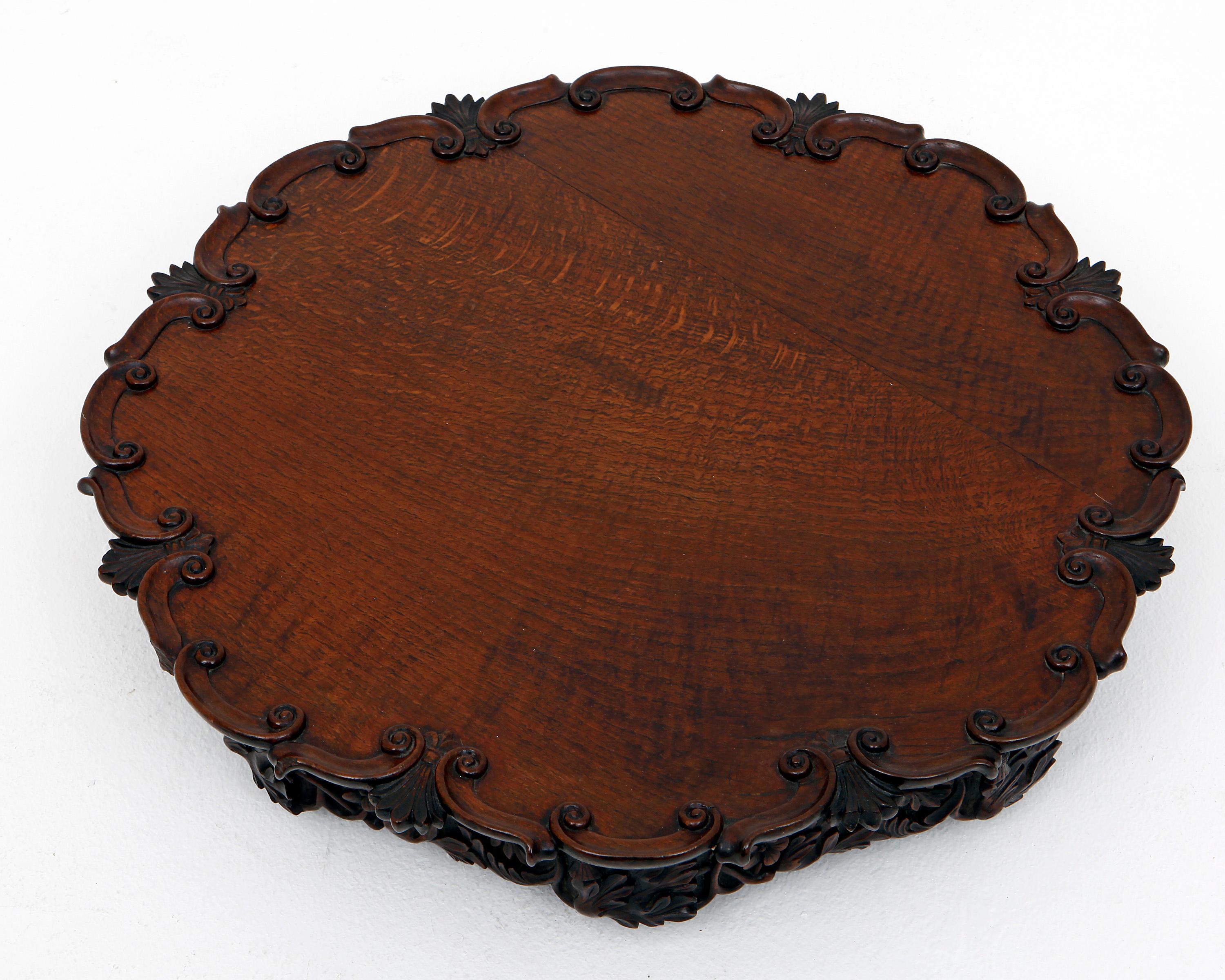 English Antique Lazy Susan For Sale