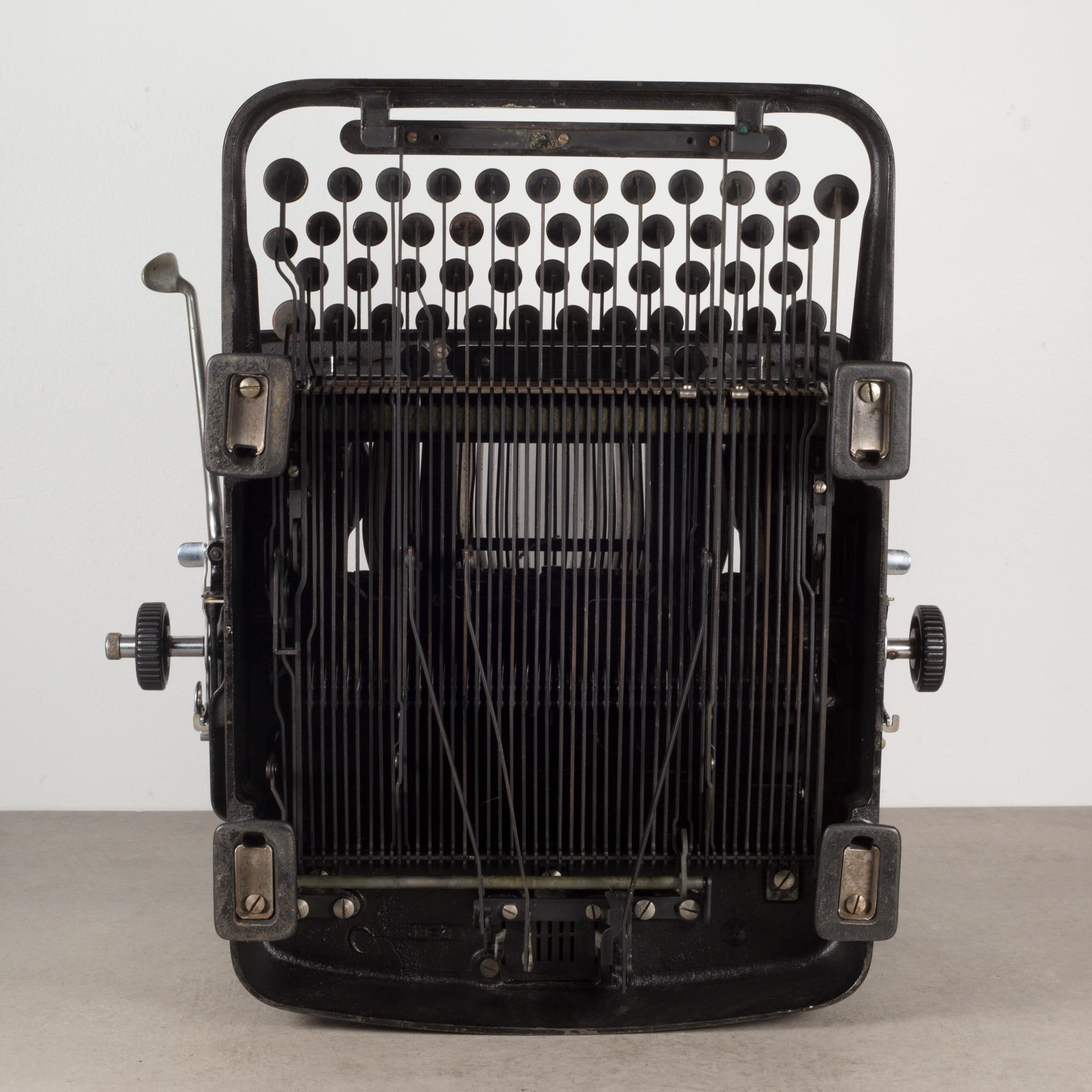 Industrial Antique LC Smith & Corona Super Speed Typewriter c.1937
