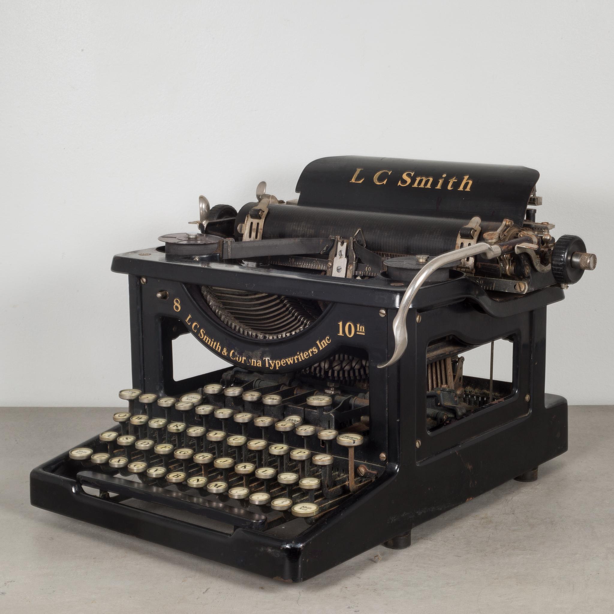 Antique LC Smith and Corona Typewriter, circa 1926 at 1stDibs l c