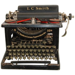 Antique LC Smith & Corona Typewriter, circa 1920s