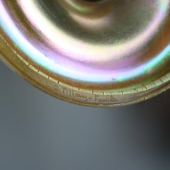 Antique L.C. Tiffany Favrile School Art Glass Table Lamp Base, circa 1920