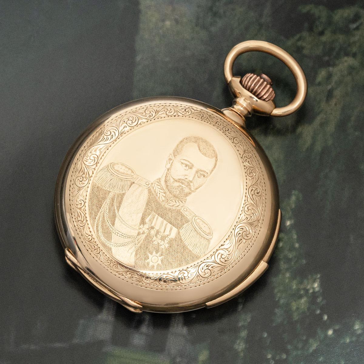 Antique Le Coultre & Co. A Gold Full Hunter Minute Repeater Pocket Watch. C1890 4