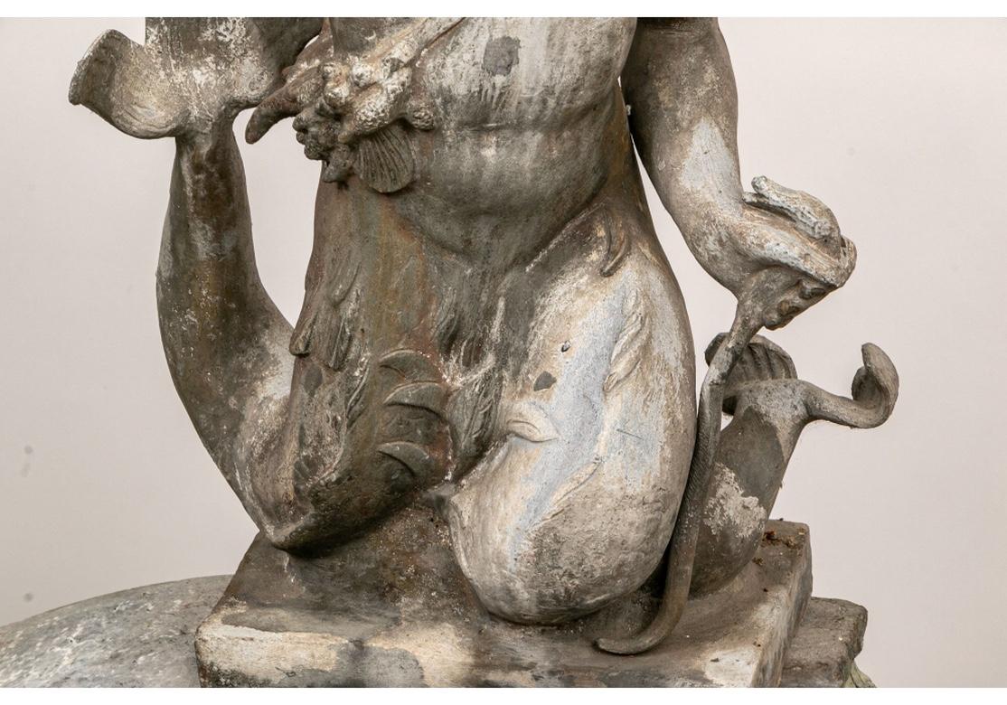 antique lead garden statues