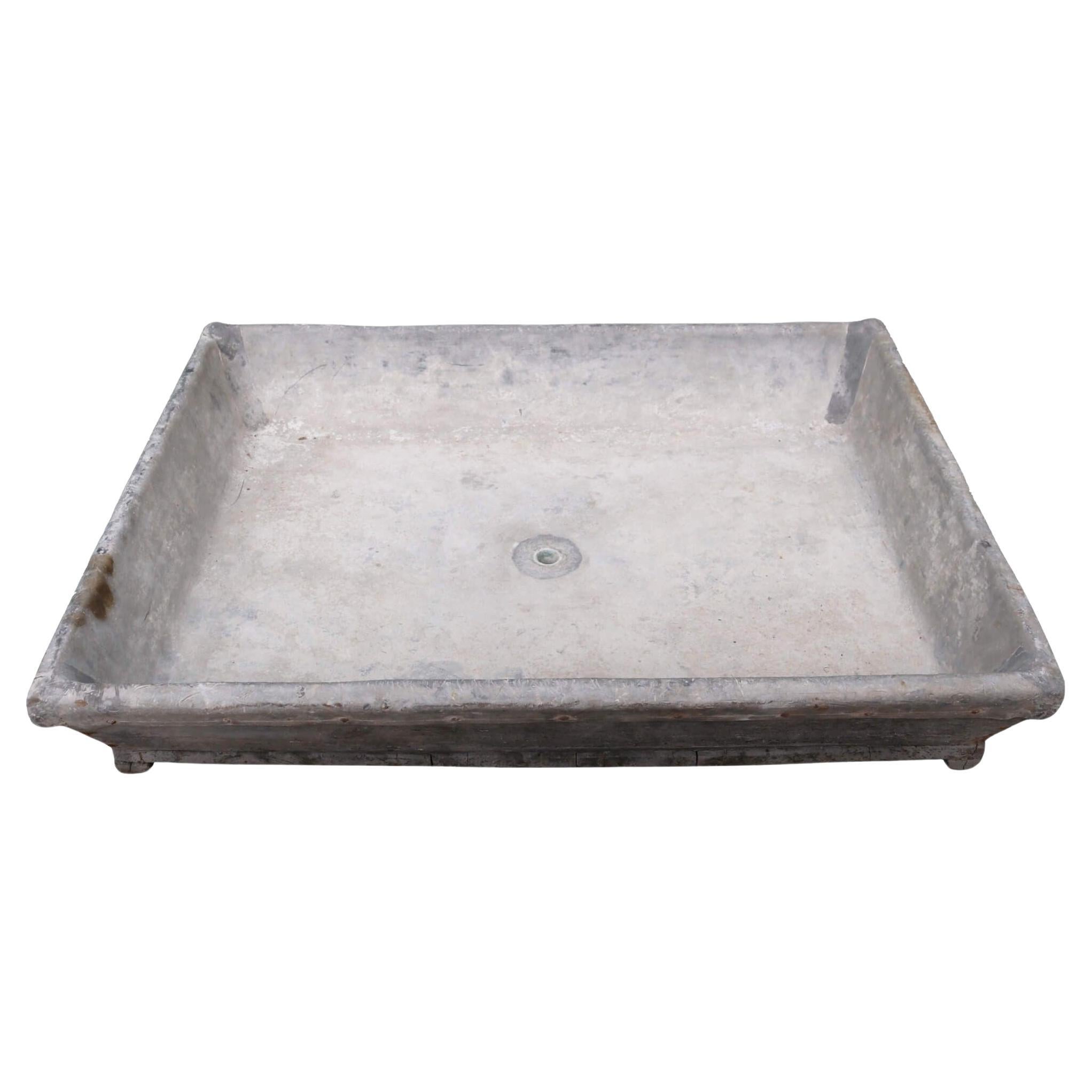 Antique Lead Lined Salting Trough For Sale