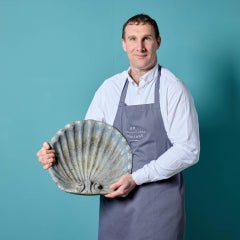 Antique Lead Scallop Shaped Bird Bath