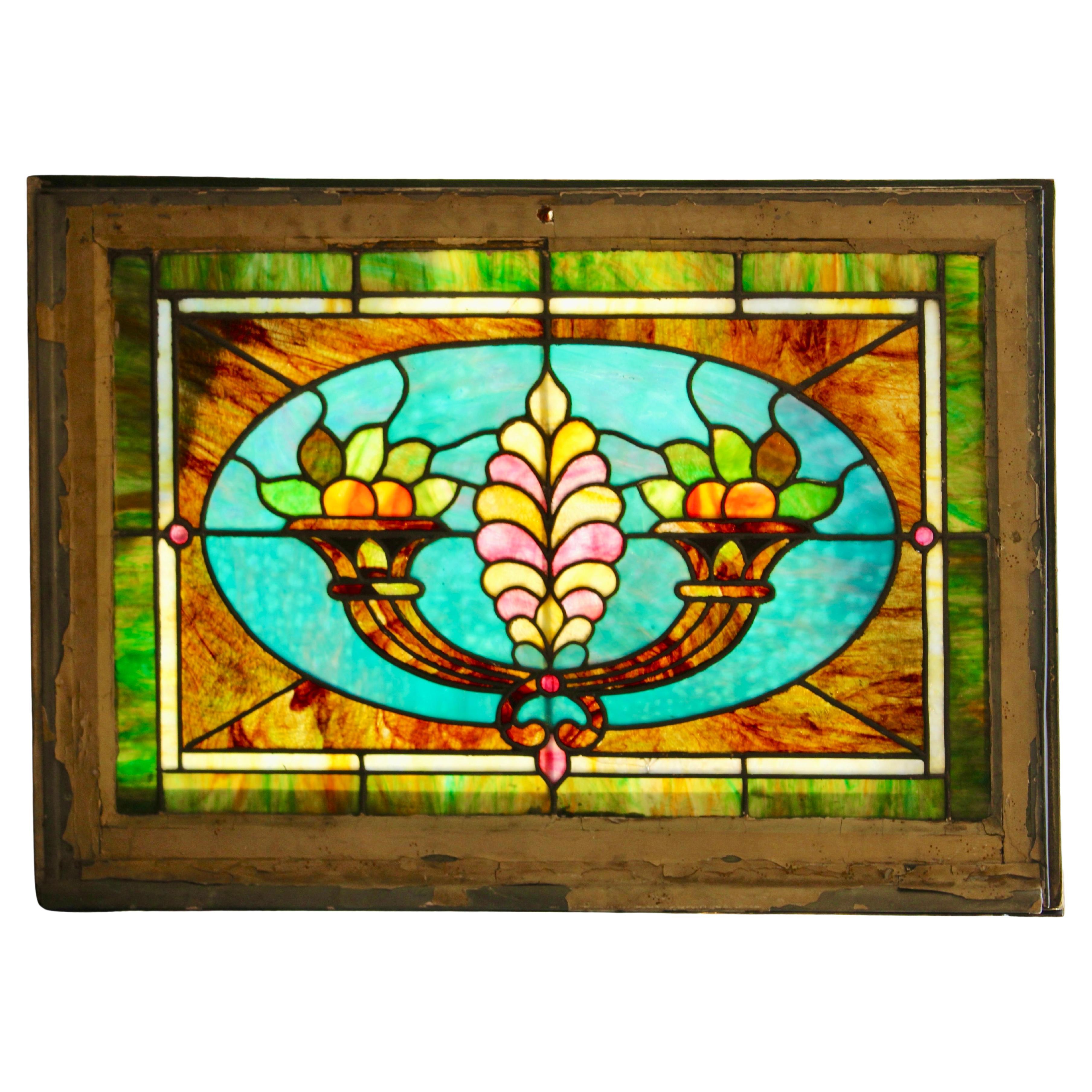 The Window antique avec Cornucopia 32" x 23".