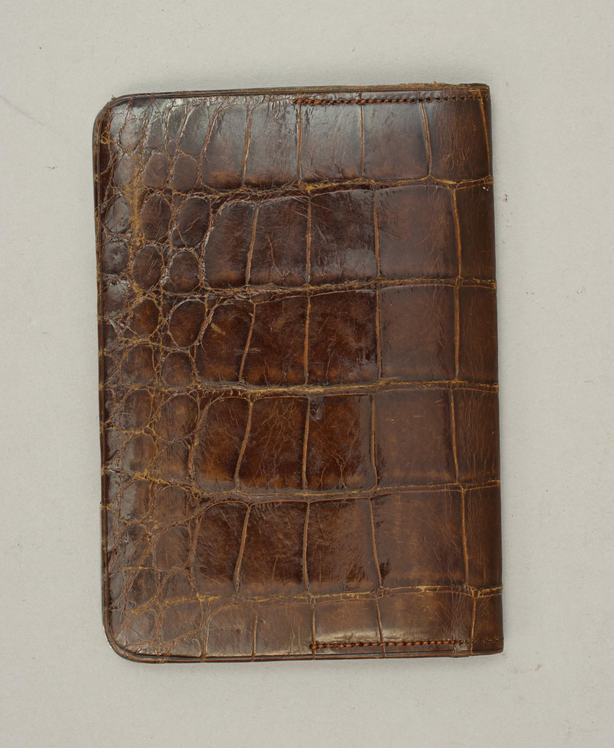 antique leather wallet