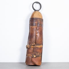 Antique Leather and Wood Prosthetic Arm, circa 1920-1940