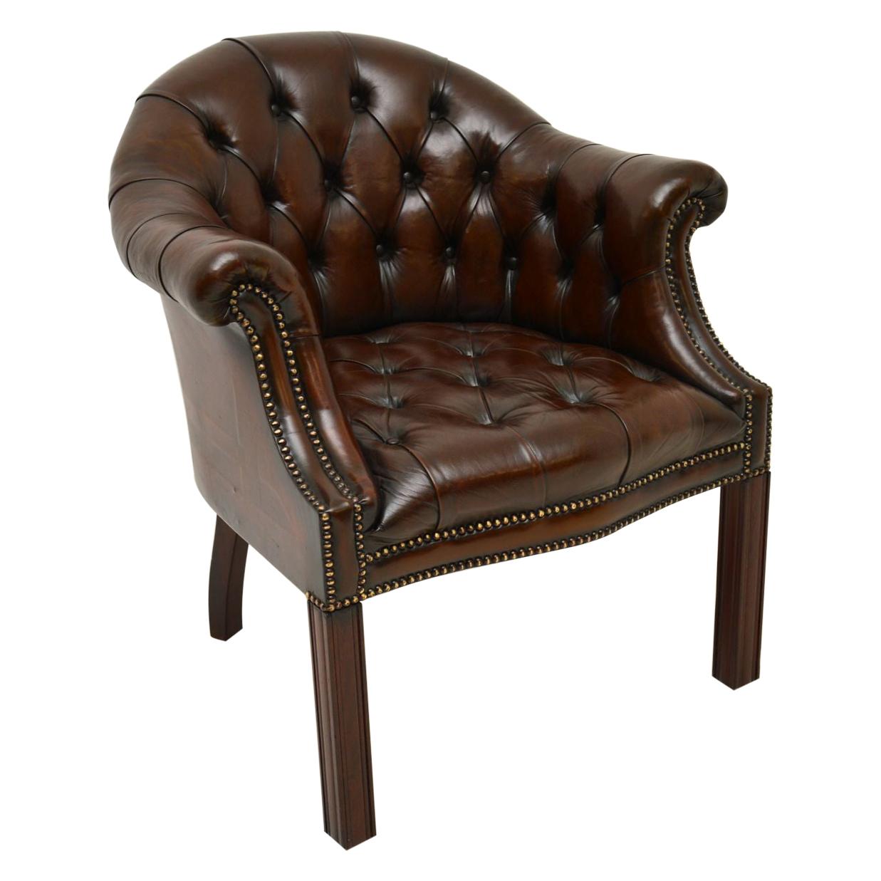 Leather Desk Chair at 1stDibs