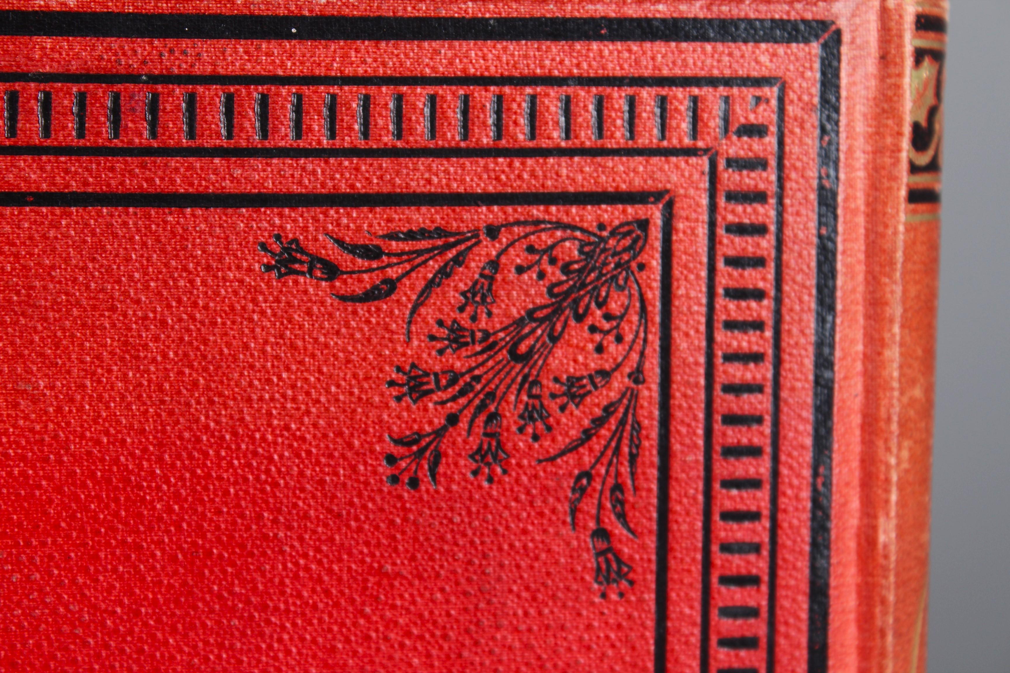 Antikes Lederbuch „La Mascarade Humaine“, von Gavarni, 1881er Jahre, Frankreich (Französisch) im Angebot