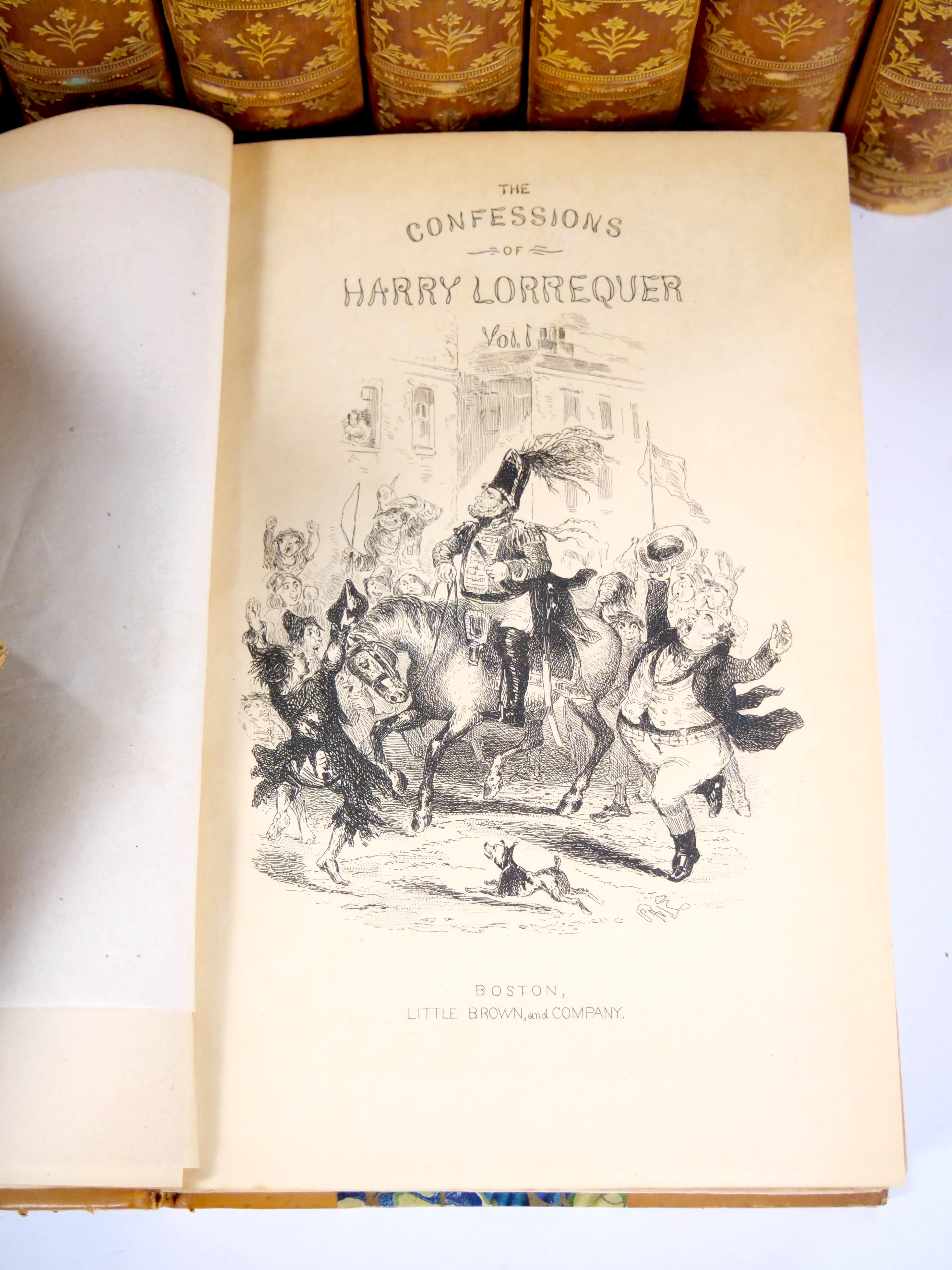 Antique Leather-Bound 29-Volume Collection – The Novels of Charles Lever (1894) For Sale 7