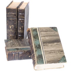 Antique Leather-bound Books from Sweden, 1920s
