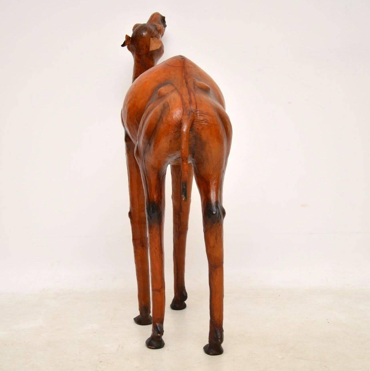 English Antique Leather Camel from Liberty of London