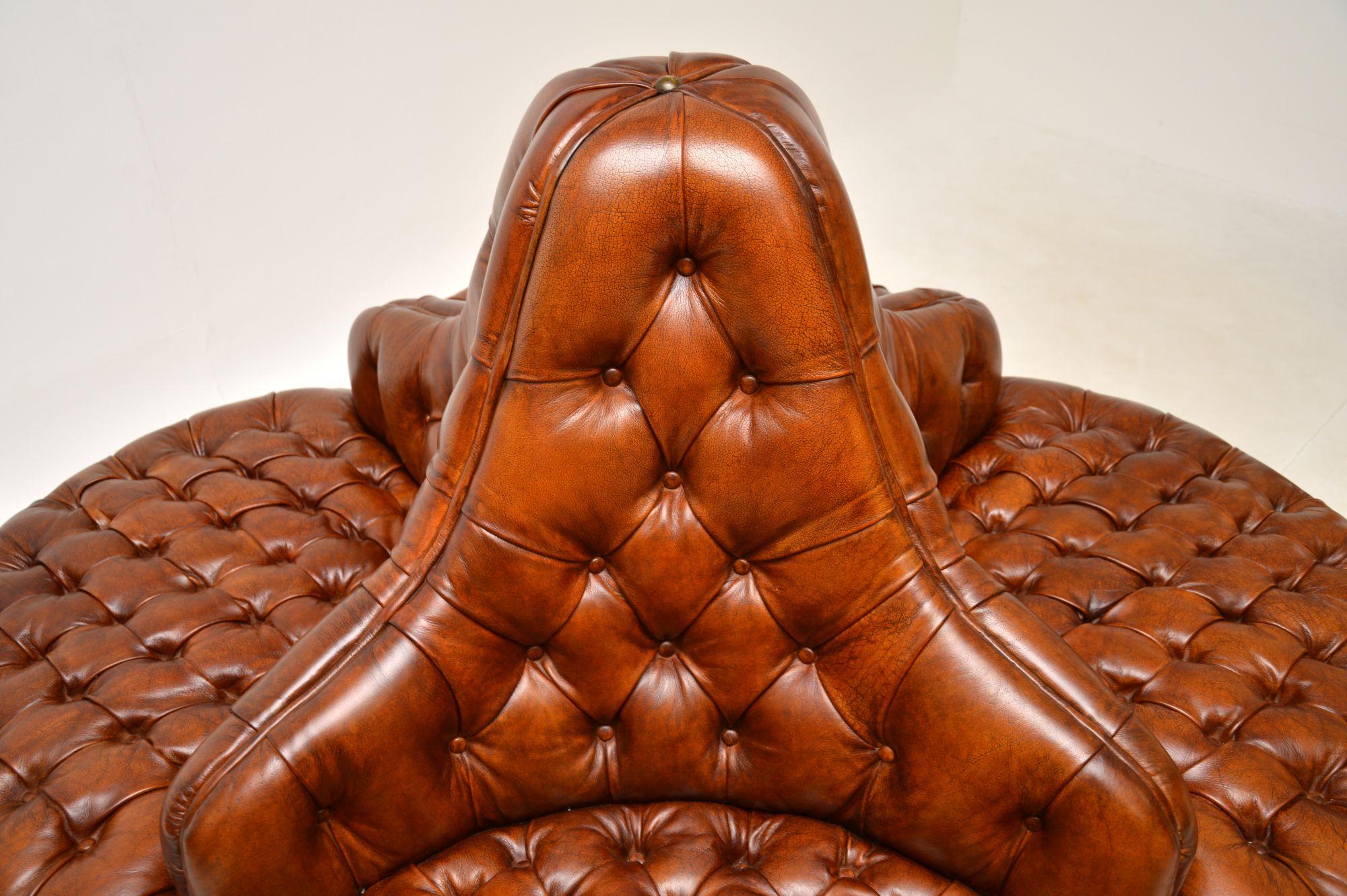 leather furniture with buttons
