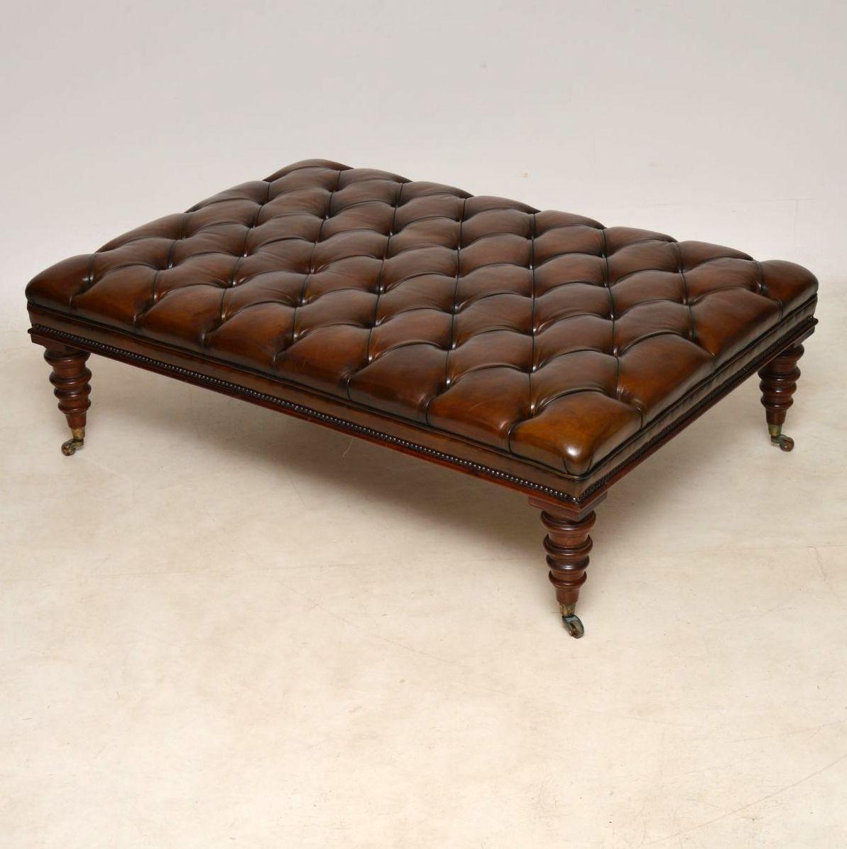buttoned coffee table