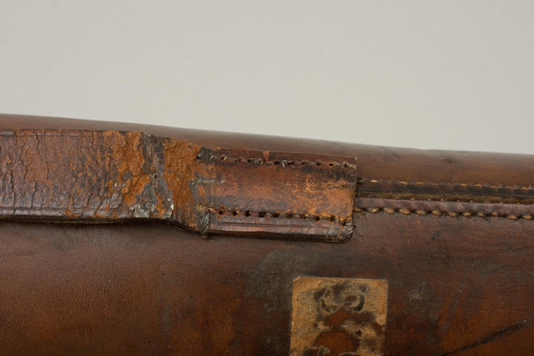 Antique Leather Fishing Rod Case for Salmon Rods
