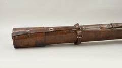 Antique Leather Fishing Rod Case for Salmon Rods
