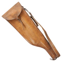 Antique Leather Gun Case, Leg of Mutton