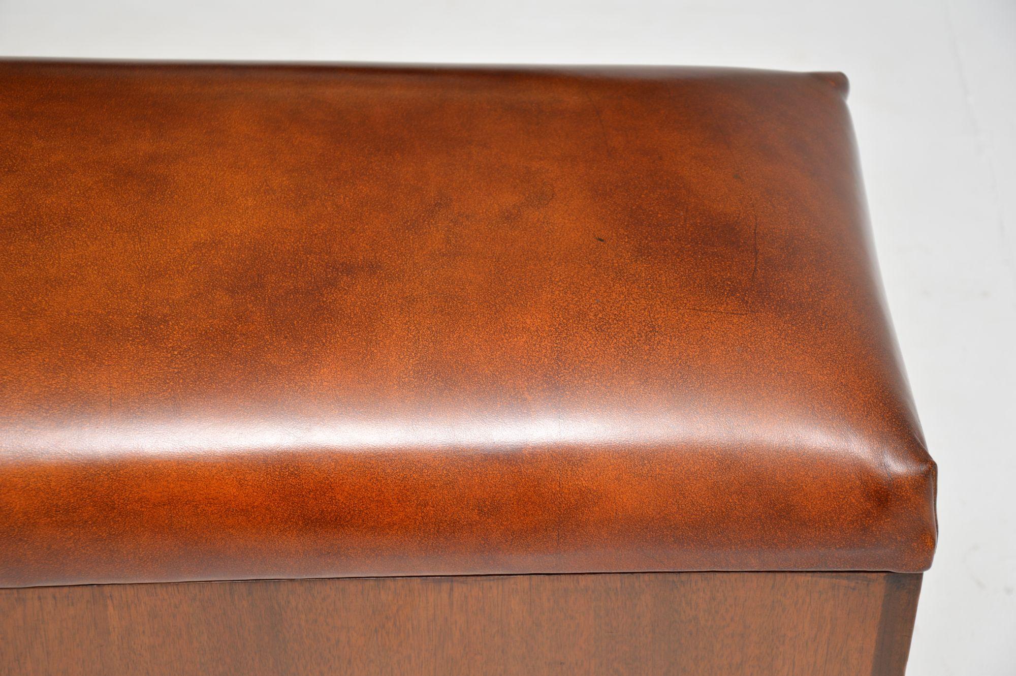 Antique Leather Ottoman Trunk 3