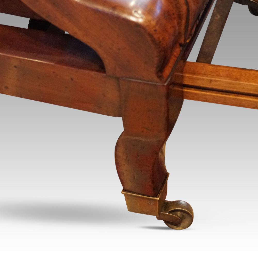 antique recliner chair