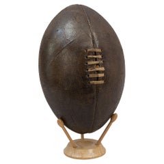 Antique Leather Rugby Ball, Foot Ball.