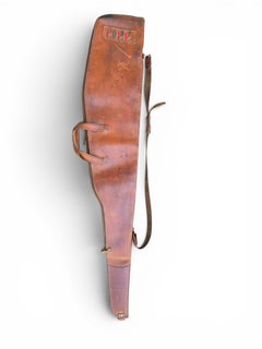 Antique Leather Shotgun Case, Early 20th Century, circa 1900