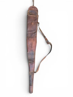 Antique Leather Shotgun Case, Early 20th Century, circa 1900