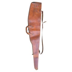 Antique Leather Shotgun Case, Early 20th Century, circa 1900