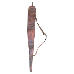 Antique Leather Shotgun Case, Early 20th Century, circa 1900