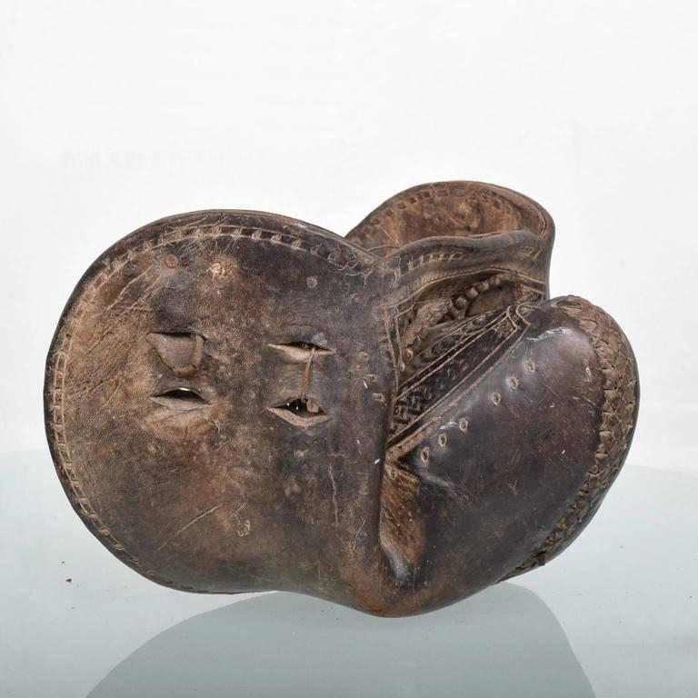 Antique Leather South American Horse Saddle Stirrup, 1930s For Sale at