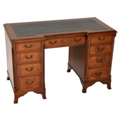 Antique Leather Top Desk