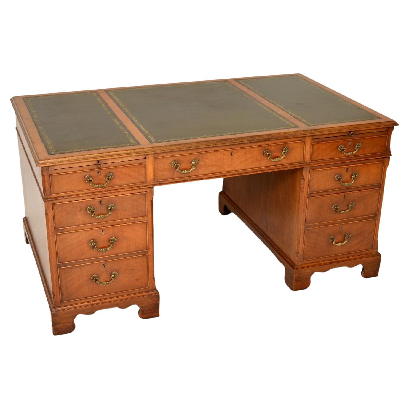 Antique Italian Romanesque GraniteTopped Desk at 1stDibs