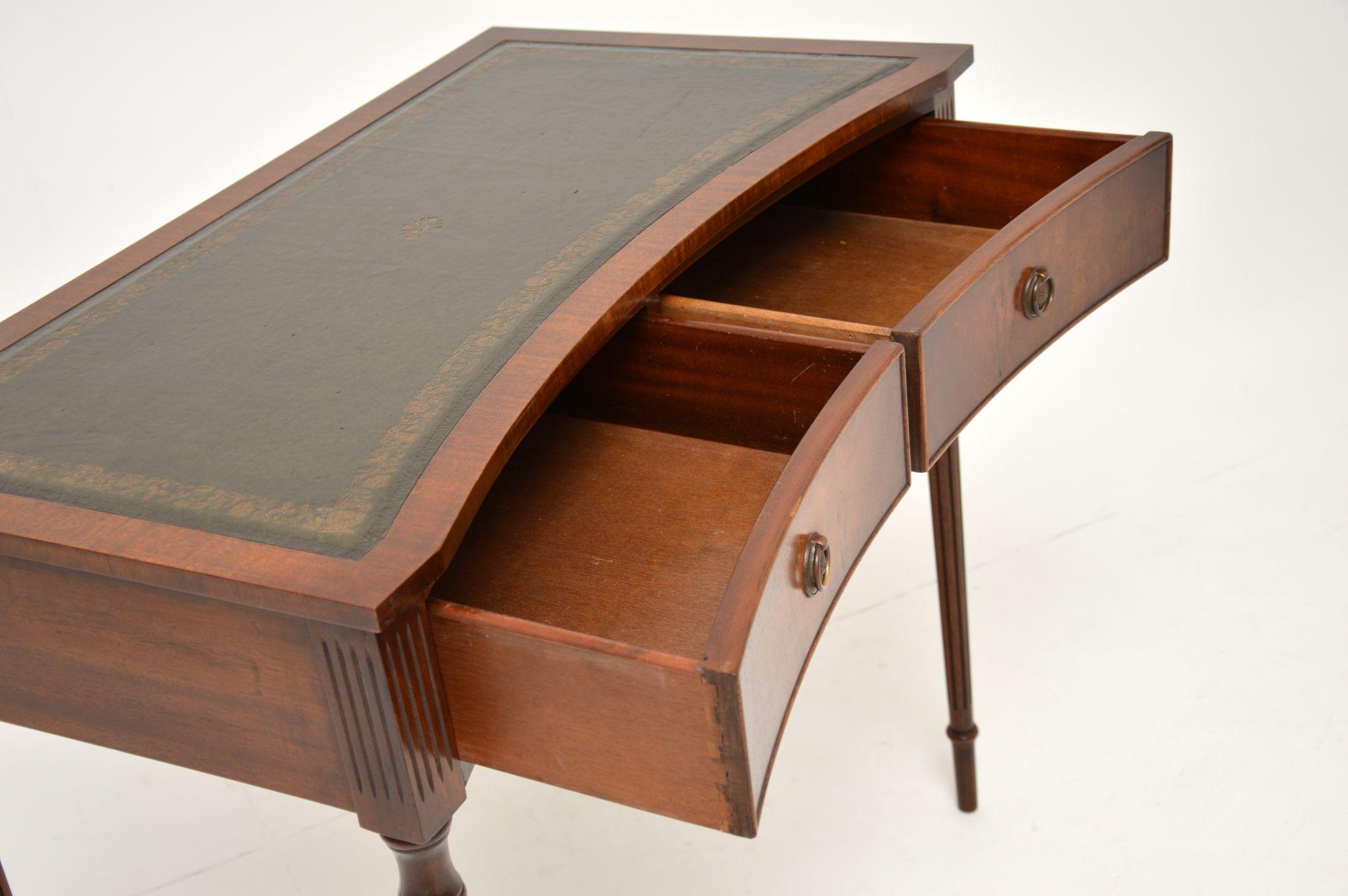 Antique Leather Top Writing Table / Desk 3