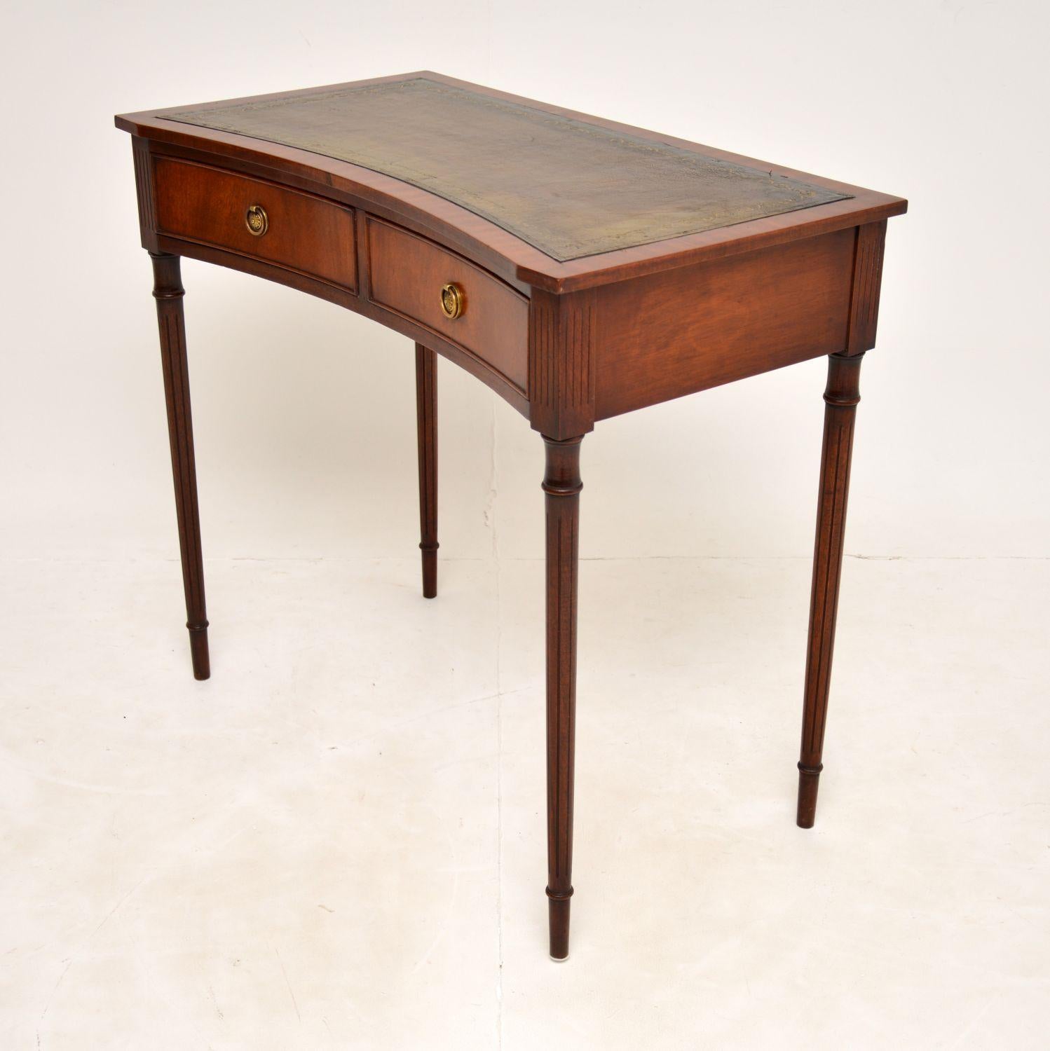 Antique Leather Top Writing Table / Desk 3