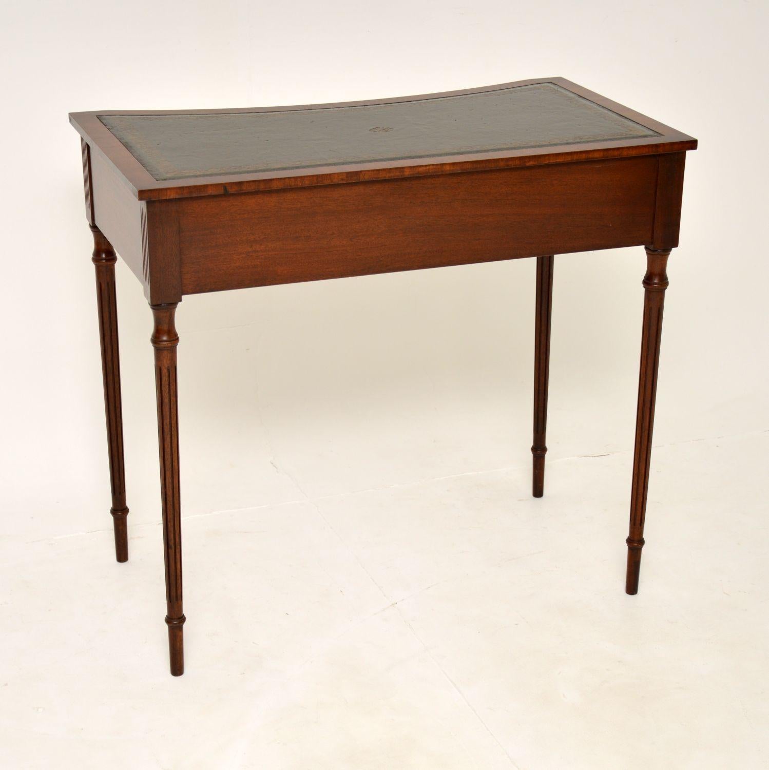 Antique Leather Top Writing Table / Desk 5