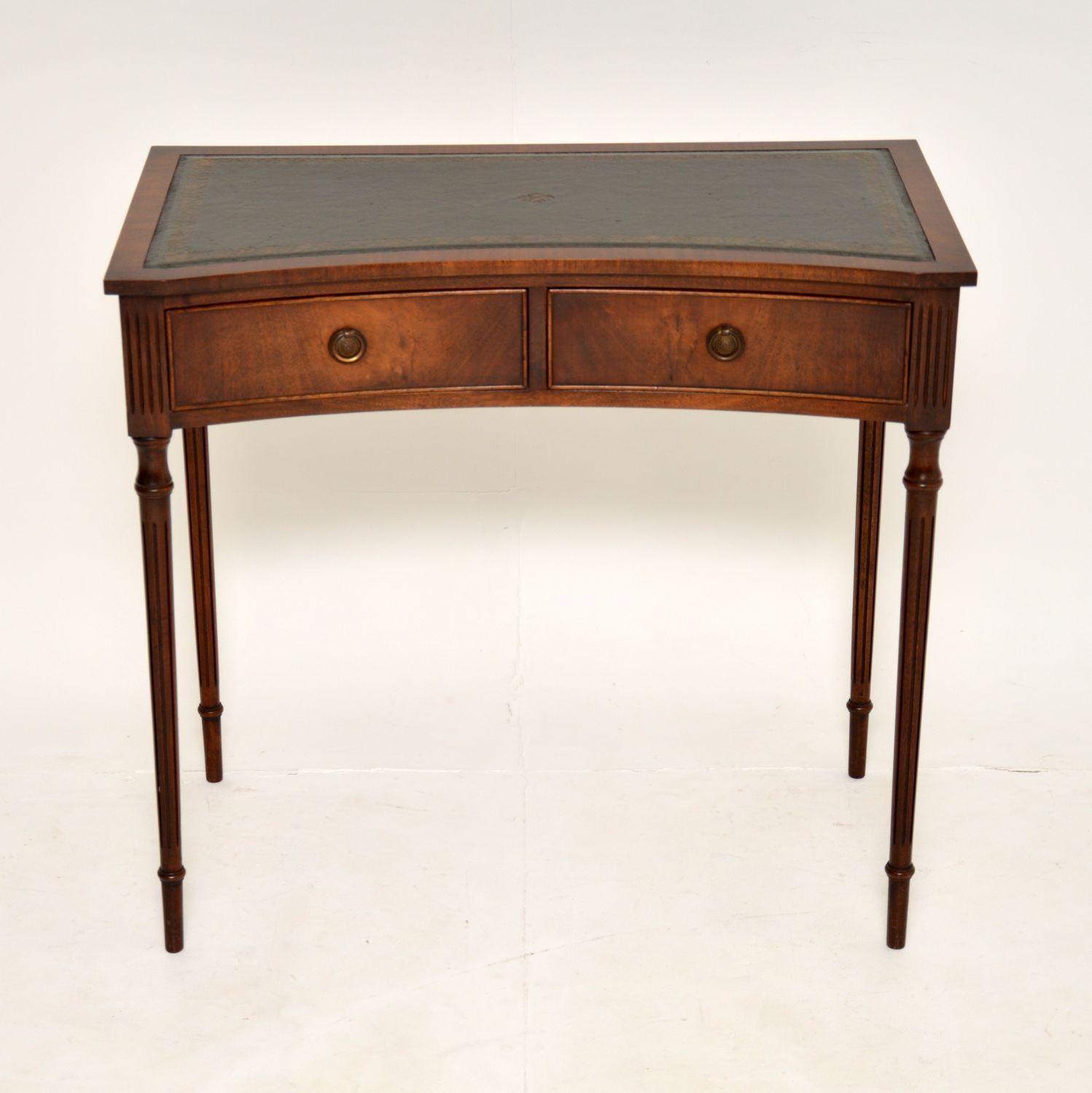 antique leather top desk