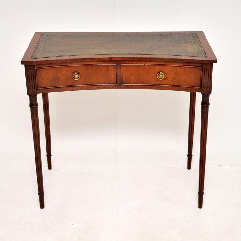 Antique Leather Top Writing Table / Desk at 1stDibs
