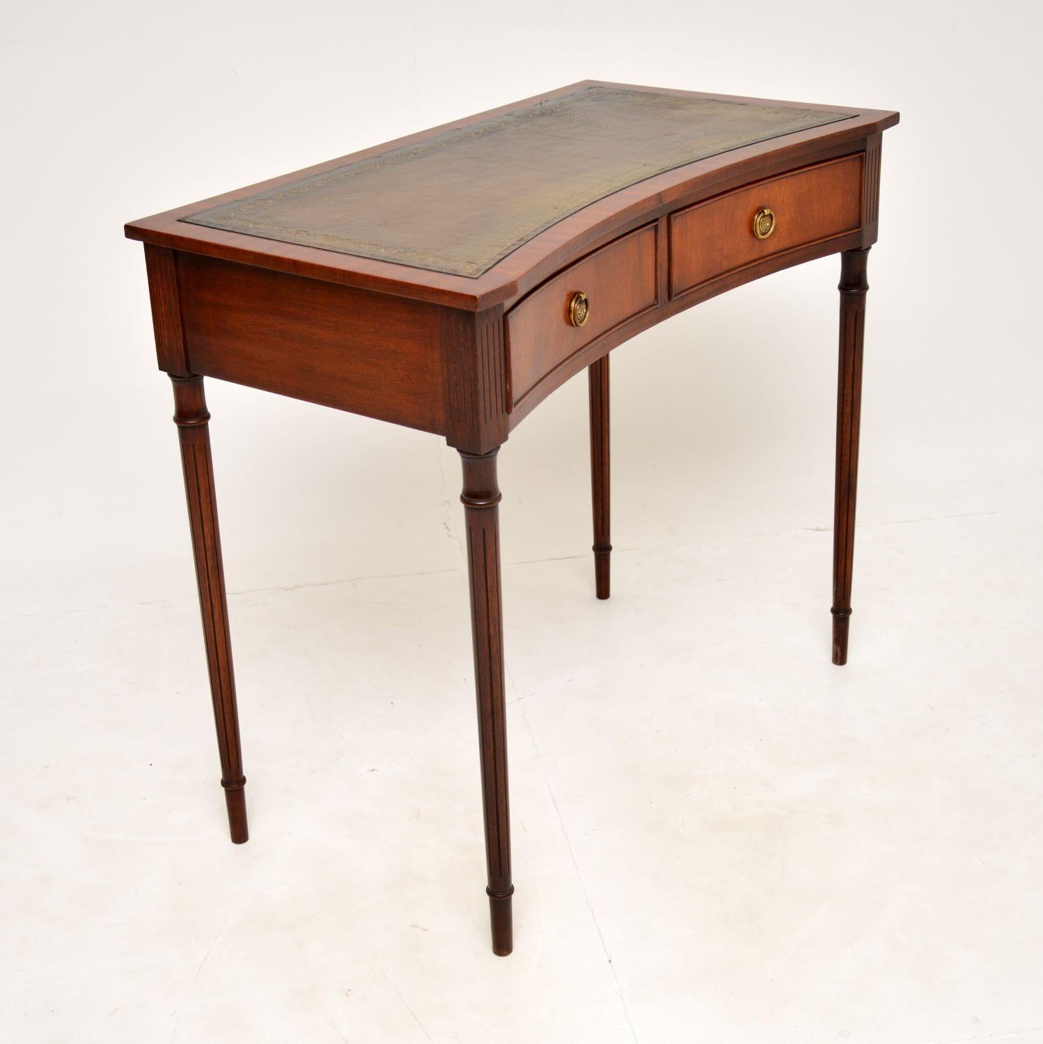 Antique Leather Top Writing Table / Desk 1