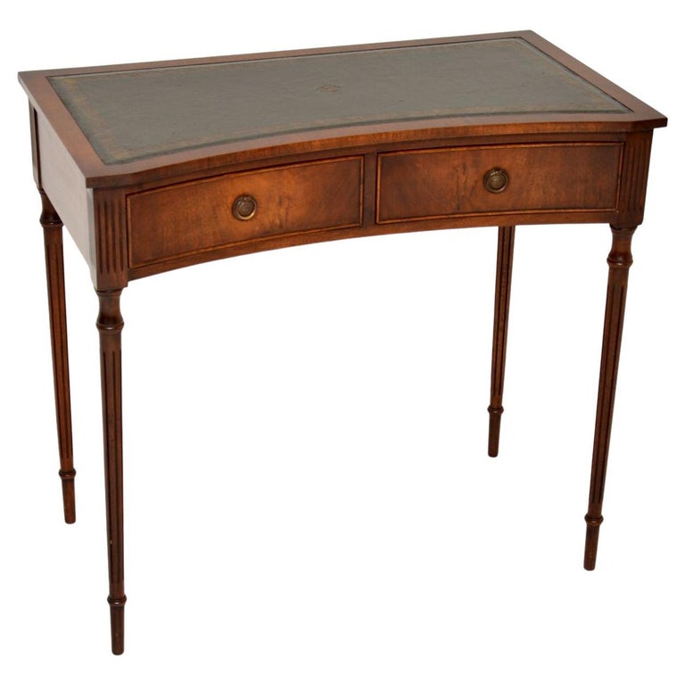 Antique Leather Top Writing Table / Desk at 1stDibs