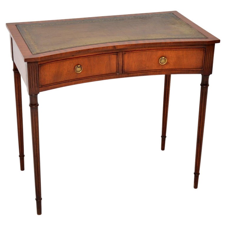 Antique Leather Top Writing Table / Desk at 1stDibs