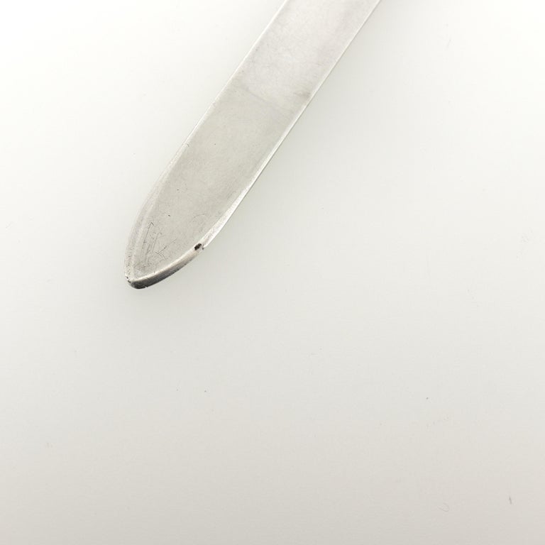 Antique Leonore Doskow Sterling Silver Ruler/Letter Opener For Sale at ...
