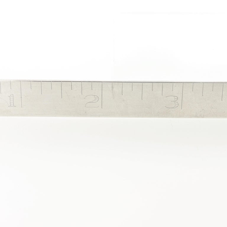 Antique Leonore Doskow Sterling Silver Ruler/Letter Opener For Sale at