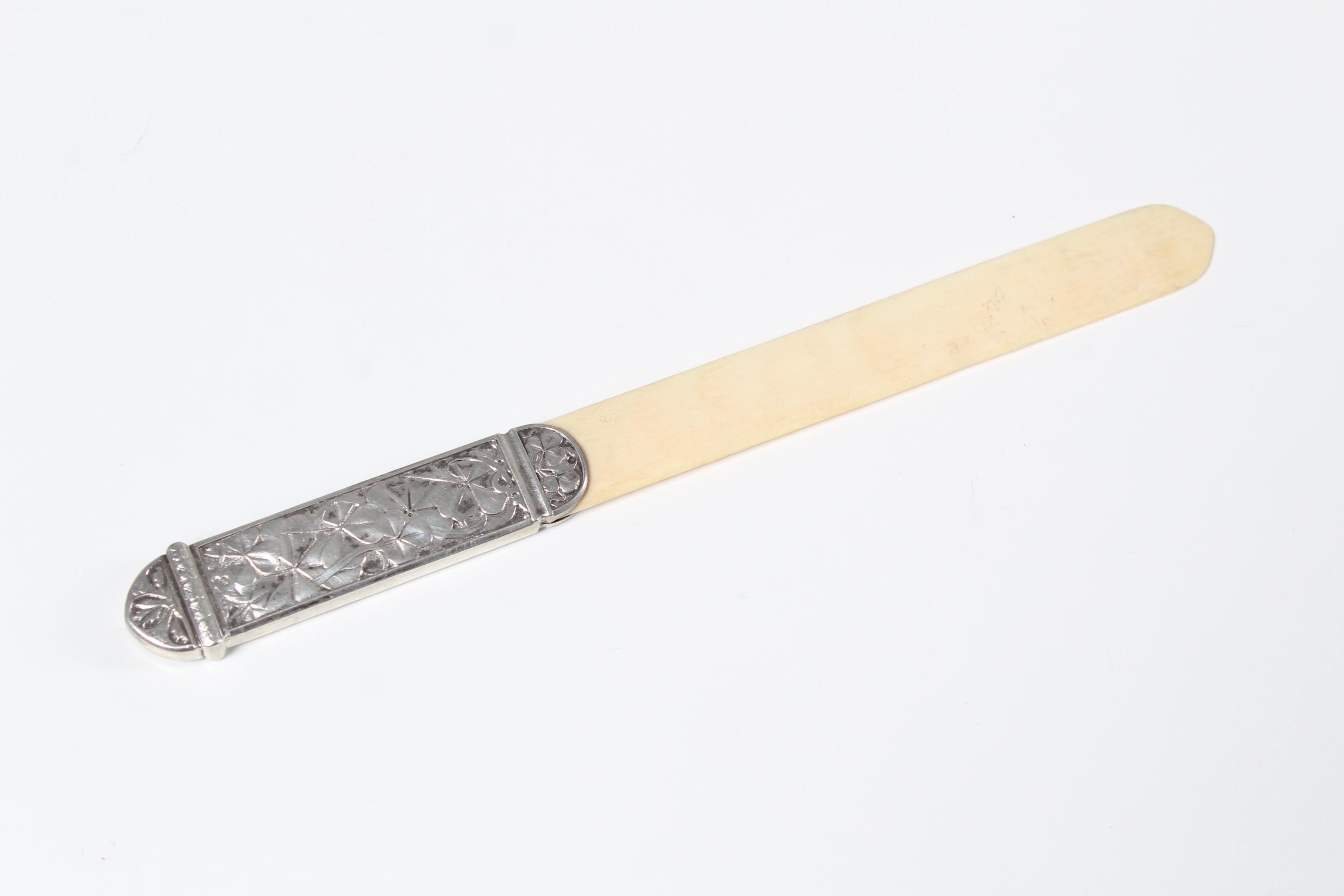 antique ivory letter opener